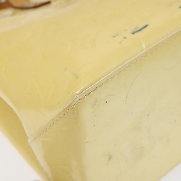 LOUIS VUITTON Monogram Vernis Reade PM Hand Bag Perle M91336 LV Auth 116705 - Picture 14 of 16